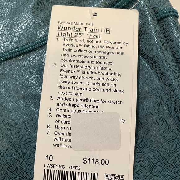 Lululemon Wunder Train Leggings - Picture 2 of 5